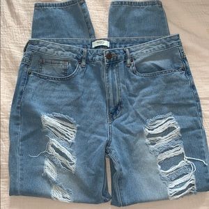 Forever 21 ripped jeans